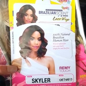 Lace front blonde wig